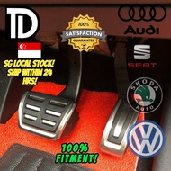 [🇸🇬SG STOCK] Volkswagen VW Audi Skoda Seat Pedals Sports Tcross Golf Passat Octavia Karoq Kodiaq Sca