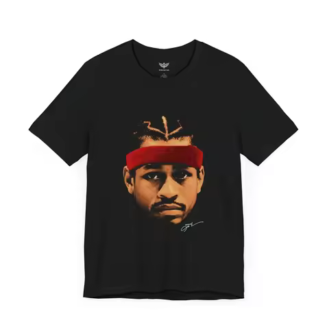 Allen Iverson Answer Retro Style Summer Tdps T Shirt Pattern Basketball Rap Hip Hop T-shirt Fashion 