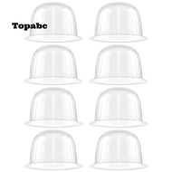 TOPABCS Bucket Hat Storage , PVC Inner Support Baseball Hat Display Rack,  50-57cm Brimless Cap Tran