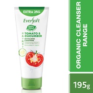 ️ EVERSOFT : Tomato and Cucumber "Facial Cleanser" - 195g ️