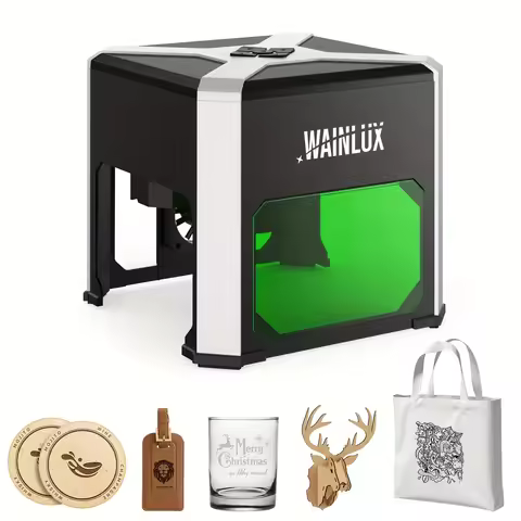 WAINLUX K6 Pro, 3000mW Laser Engraving Machine, 0.05mm Accuracy, BT Connection Portable Mini Laser C