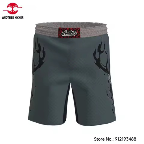 MMA Shorts Men's Breathable Fight Shorts Women Kids Muay Thai Boxing Training Shorts with Split Leg 
