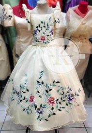 Filipiniana dress handpaint