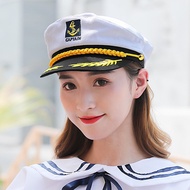 KATUN Marine Sailor Hat Captain Hat Sailor Hat Captain Ship Cotton Material for Kids/ Adults Navy Ca