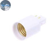 MyriadU 3Pcs 4 Pin Conductive G24 To E26/E27 Socket Adapter G24Q Lamp Base Adapter G24Q To Medium Li