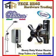 BLITON Heavy Duty Water Heater Brass Stop Valve Stop Control B-9228