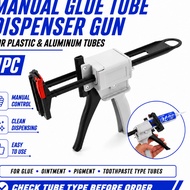 Manual Glue Gun Tube Dispenser Toothpaste Type Adhesive Caulking Gun for Plastic Aluminum Tube Silic