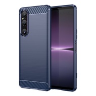 Phone Case for LG G8 ThinQ G8X G7 V60 V50 V50S V40 V30S Plus V30S+ThinQ K61 K40S Carbon Fibre Brushed Texture Casing Back Cover Soft TPU Bumper Shell Mobile Covers Cases Casing