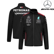 ＜1101＞2024 Newest F1 Racing Suit + Mercedes AMG Petronas Team F1 Softshell Jacket + Unisex Spring Lo