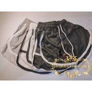 Ladies High Waist Casual Short Pants Elastic Band Waist