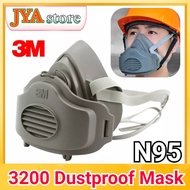 【JYA store】3M 3200 Dust-proof Mask 3 In 1 Gas Respirator 20pcs 3701CN Cotton Filter Half Face Anti C