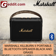 MARSHALL KILBURN II PORTABLE BLUETOOTH SPEAKER GREY / BLACK / BLACK AND BRASS (KILLBURN2,KILLBURN 2,KILLBURN II )