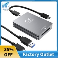 CFexpress Type B Card Reader USB3.2 Gen2 10Gbps CFexpress Reader Memory Card Adapter with USB C to U