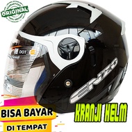 Helm ink enzo solid black termurah