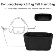 For Longchamp LE PLIAGE XS Top Handle Felt Insert Bag Organizer Makeup Handbag Sling Organizer Trave