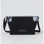Blue Label Crestbridge check PVC mini shoulder bag - blue (Instock)