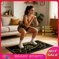 [Ready Stock] Home Gym Squat Mat Squat Training Mat Squat Mat with Foot Position Guides – 31.5x13.78