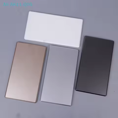 Hot！Hot! Hot！Self-adhesive Switch Socket Decorative Panel Plate Wall Hole Cover ABS Universal Blank 