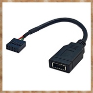 [ S Z] USB 9PIN to TYPE-E Adapter Cable USB 9PIN to TYPE-E Cable Front Panel Adapter USB 9PIN to TYP