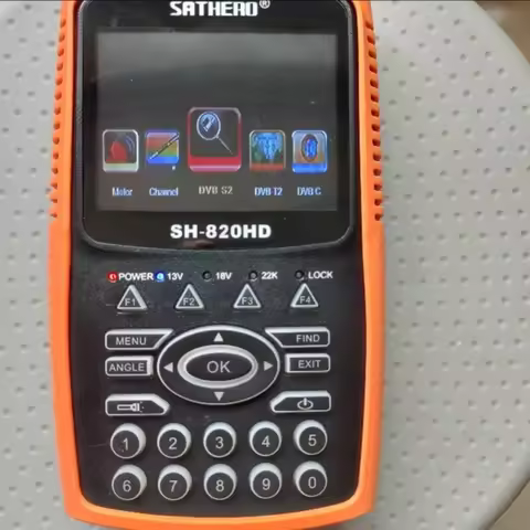 3.5 inch TFT LCD SATHERO SH-820HD optional DVB-T2 DVB-2 DVB-C CCTV Tester AHD Satellite Finder Signa