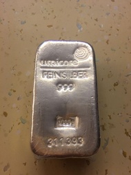 Umicore 1KG 999銀條 市面已缺貨