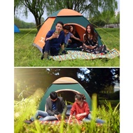 Khemah Camping Waterproof 1-2 Person Camping Tent 1 Door Auto Camel Tent Kemah Camping Berkelah