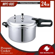 Micromatic Pressure Cooker MPC-6QC | 6qt. Aluminum Body Pressure Cooker MPC6QC