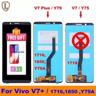 100% Tested LCD Screen For V7+ 1716, 1850, Y79A LCD Display Touch Screen Digitizer 5.99 inches Full 