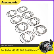 Engine Parts Piston Rings Set Fit V8 GAS 4.4 L For BMW N63B44A S63B44 550i 650i 750i X5 X6 50i F07 F