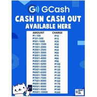 GCASH SIGNAGE LAMINATED GCASH RATE