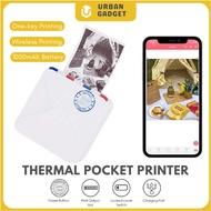 Portable Mini Pocket Printer Wireless Bluetooth Thermal Printer Photo Printer Mobile Sticker Maker iOS Android