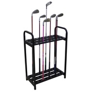 Golf 27-Hole Club Rack Stainless Steel Club Display Rack Thickened Storage Rack Stadium Practice Sup