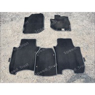 USED Karpet Carpet Mats Floor Mat (1 set) With Grey Outline Lining Honda Jazz FIT GE GE6 GE8 GP1 JDM Japan