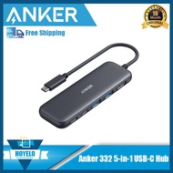Anker 332 PowerExpand+ 5-in-1 USB-C Hub with 4K USB-C to HDMI, Ethernet Port and 3 USB 3.0 Ports (A8355)