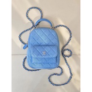 Chanel From Warm Atmosphere
Mini Denim Denim School Bag Backpack Backpack