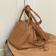 Hermes lindy30 swift奶茶 駝金色