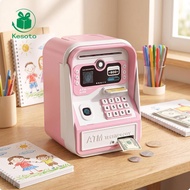 [Kesoto] Interactive ATM Piggy Bank with Keypad High-Tech Electronic Piggy Bank Mini Toy ATM Compact