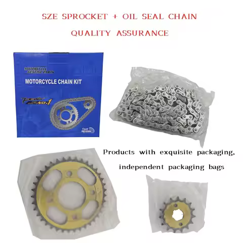 CG125 38T+15T 428H-102L Silent Durable Chain SPROCKET KIT Fly Chain Wheel Kit