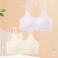 Girl's underwear|Summer Thin Ice Silk Thin Vest|Developmental Girls Junior High School Students Seam