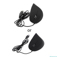 dingdongaa USB Wired Mouse Vertical Mouse 800 1200 1600 DPI Ergonomic Optical Buttons Mouse