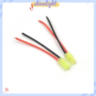 [Shinelight] 1pair Mini Tamiya Connector Male & Female 2pin Battery wire 16AWG [MY]