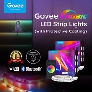 [READY STOCK] Govee RGBIC Wi-Fi + Bluetooth LED Strip Light with Protective Coat, Alexa and Google A