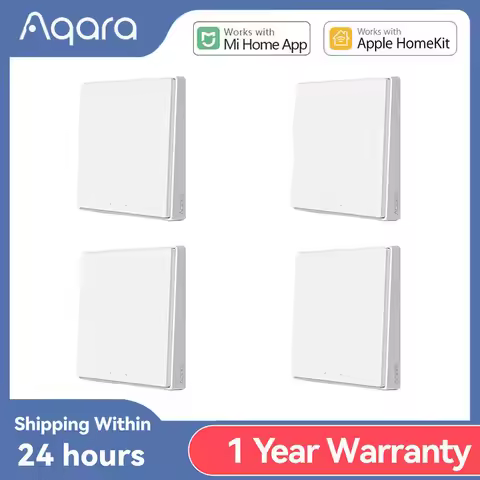 Aqara Wall Switch D1 Zigbee Smart Wireless Key Light Button Wifi Remote Control Aqara Opple Switch S