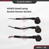 HOWO 7pin Volvo Scania China Lorry Middle Tail Lamp Socket Lampu 2Pin 3Pin 4Pin 7Pin Sensor Socket