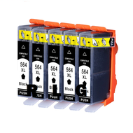 564 564-XL 564XL 564 Compatible 5 Pack 564 XL Ink Cartridge For HP (Black & Colour)