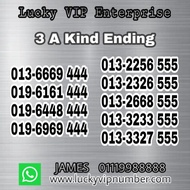 VIP Number, VIP Mobile Phone Number, Silver Number Series 3 A Kind 333, 444, Prepaid Number, Digi, Celcom, Hotlink, XOX,