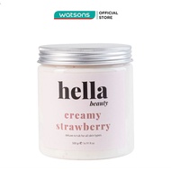 Tẩy Tế Bào Chết Toàn Thân Hella Beauty Kem Dâu Creamy Strawberry 500g