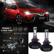 2 ชิ้น LED สีขาว 6000K S1 หลอดไฟ NW ชุดไฟหน้าสําหรับ Toyota Altis(E170) 2013-2019 (โคมไฟหัว) plug an