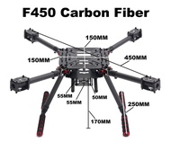 450 FRAME Wheelbase 4-Axle Frame Support 2212/2216 Motor for RC Quadcopter Drone