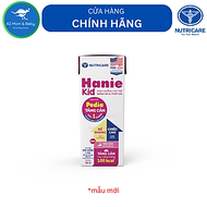 Thùng sữa bột pha sẵn Nutricare Hanie Kid - dinh dưỡng cho trẻ biếng ăn & suy dinh dưỡng (180ml x 48